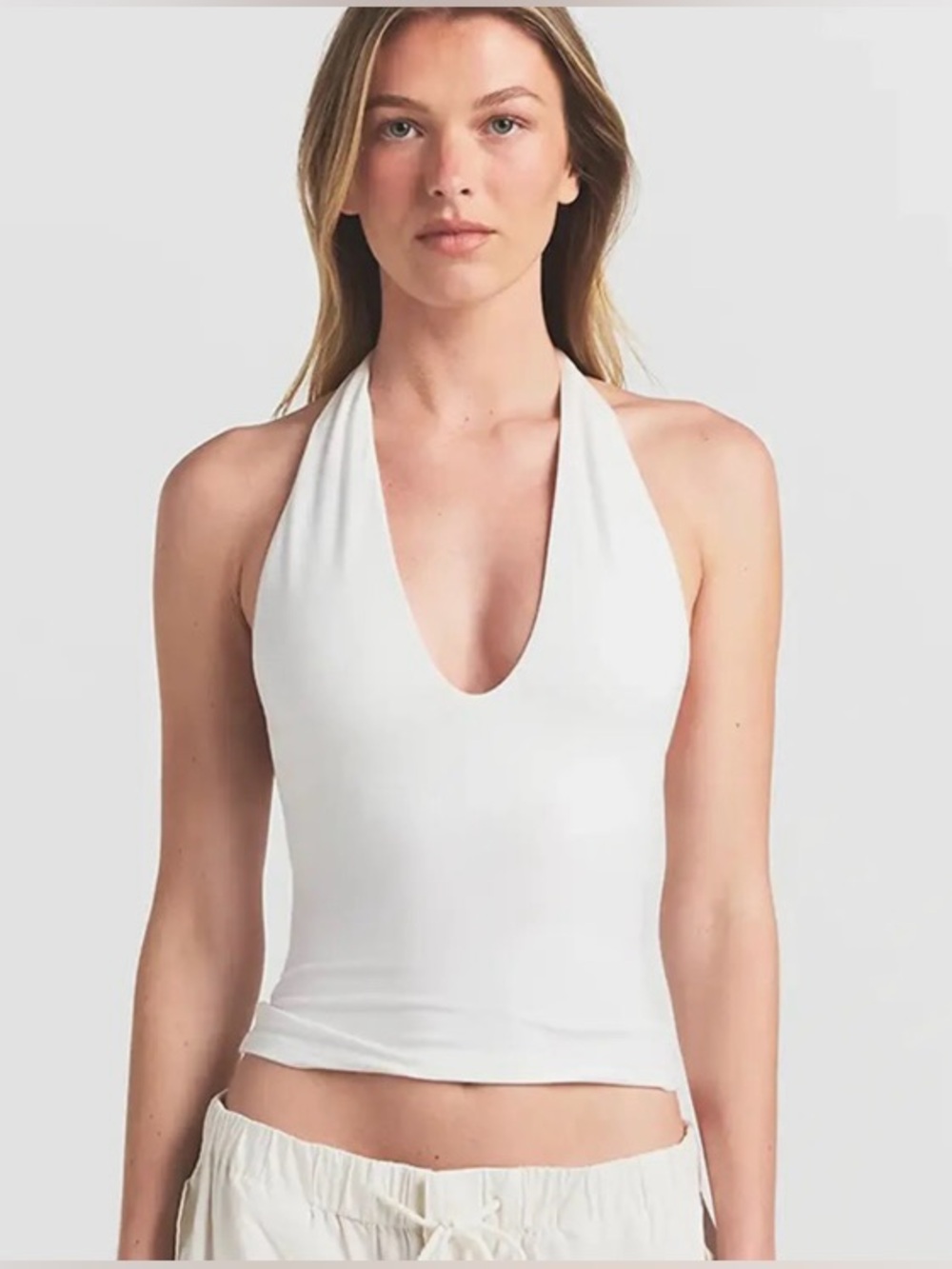 SKIMS // Smooth Layers Halter Top